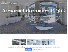 Tablet Screenshot of cacinformatica.com